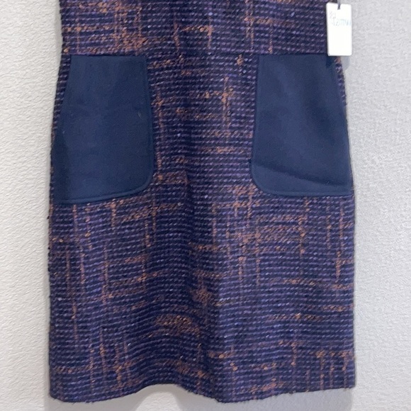 NWT RED Valentino Woman WOOL BLEND Tweed Dress Size 6 - Picture 4 of 16